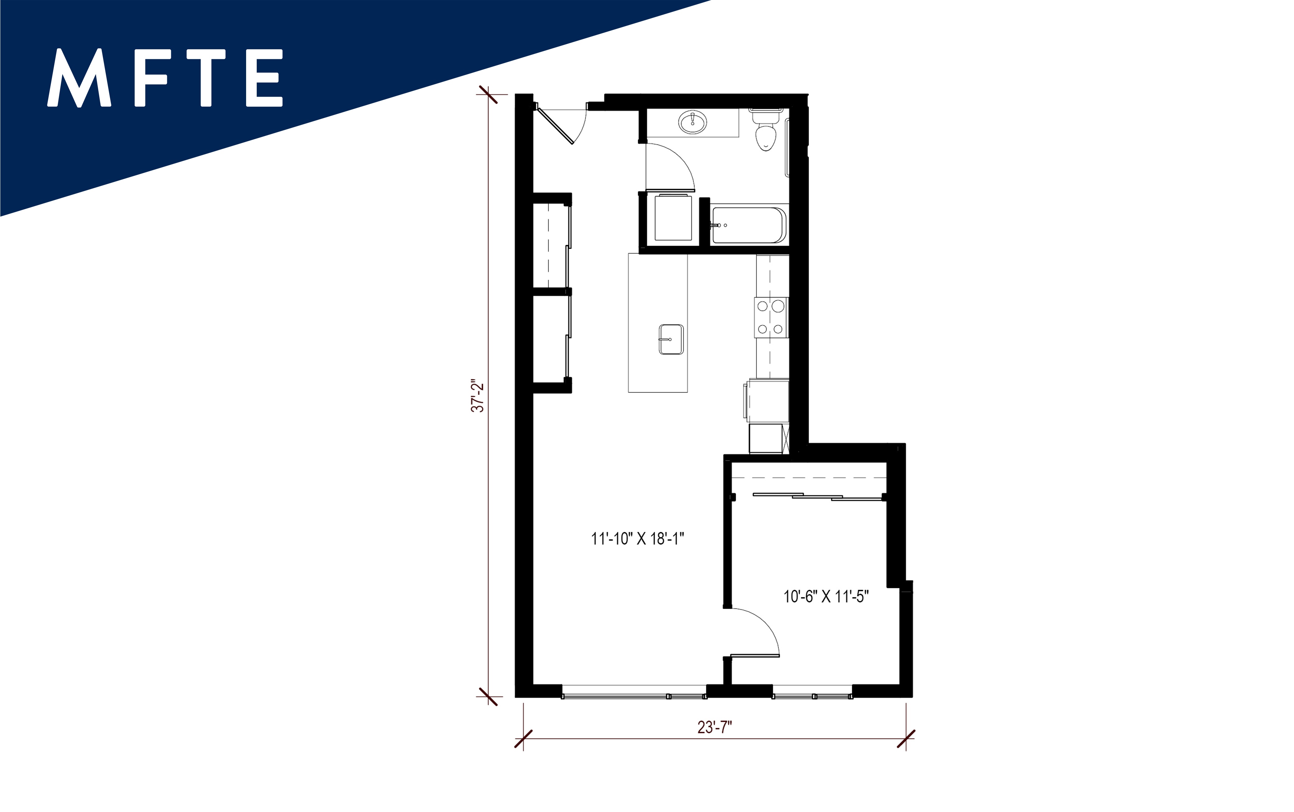 MFTE 1 Bedroom - A32 - Affordable